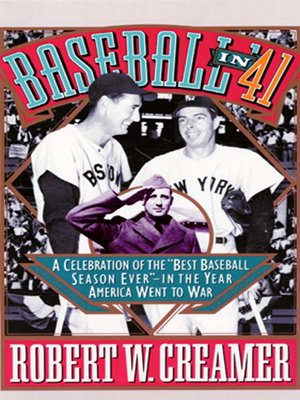 cover image of Baseball In '41